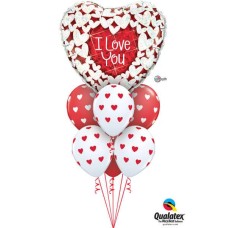 Bukiet 717 Glittering Hearts Valentine Deluxe #34813 76928-6